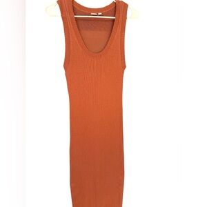 Ribbed Sleeveless Midi Dress SZ/ M